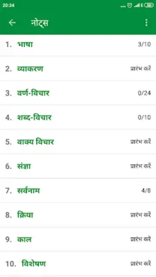 Hindi Grammar android App screenshot 20