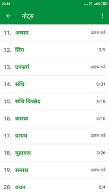 Hindi Grammar android App screenshot 5